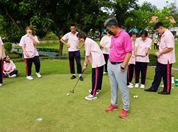 Practice golf skills in the development
of sports potential and skills, academic
year 2022