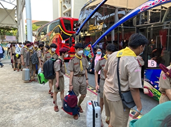 Boy Scouts and Girl Scouts in Grade 8
and Grade 9  go to the camp at
Wassanadee Camp, Ratchaburi Province.