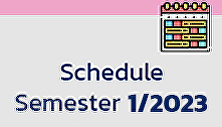 Schedule Semester 1 / 2023