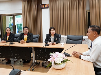 welcome r Vice President for Property
and Income, Nakhon Si Thammarat Rajabhat
University, along with the team on the
occasion of visiting the administration
and discussing and exchanging ideas on
lower education management.