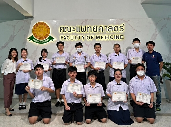 Students participated in the 19th
Academic Medicine Quiz Competition at
Thammasat University.