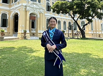 Congratulations to Miss Chadapan Udom
(Nong New), M.2/1 English Program, who
has been selected to be a UN PKFC 2024
Youth Ambassador.