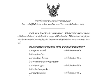 List of Eligible Participants for the
Academic Day Competition Project,
Academic Year 2025