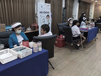 ฉีดวัคซีนป้องกันไข้หวัดใหญ่ 4 สายพันธุ์
เสริมสร้างภูมิคุ้มกัน
ดูแลสุขภาพนักเรียนและบุคลากร
