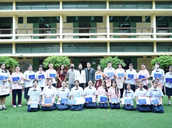 Students who received awards in the
Handwriting Competition, Thai Language
Fan Quiz Competition, and Drawing and
Coloring Contest on the occasion of
National Thai Language Day 2026.