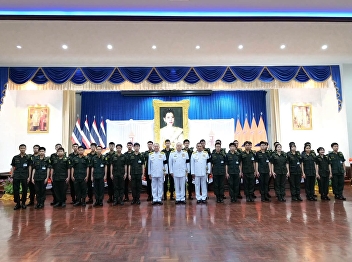 The Territorial Defense Student Training
Unit of the Demonstration School of Suan
Sunandha Rajabhat University
participated in an activity to express
loyalty and devotion.
