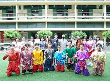 The Student Committee and Student
Representatives Participate in a Drama
Performance to Commemorate National Thai
Language Day